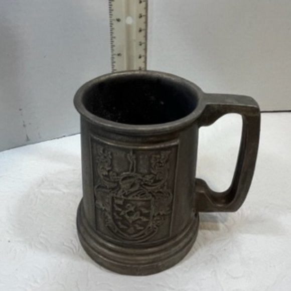 VTG 1960's RWP Wilton Pewter Stein Mug Coat of Arms/Crest USA - Picture 7 of 8